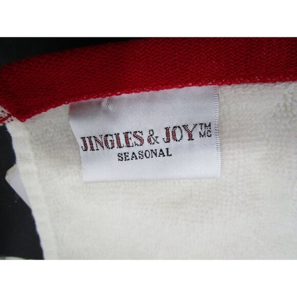Merry Christmas Santa Embroidered Holiday Hand Towel Jinglis and  Joy EUC - Picture 3 of 7